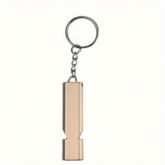 2pcs Double Frequency Alloy Aluminum Emergency Whistle