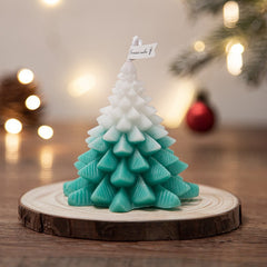 5pcs Christmas Tree Scented Candles for Yoga Bath