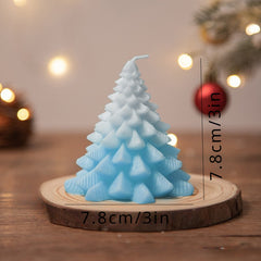 5pcs Christmas Tree Scented Candles for Yoga Bath