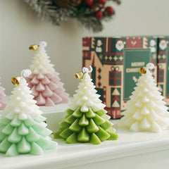 5pcs Christmas Tree Scented Candles for Yoga Bath