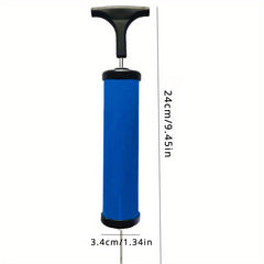 Hand Pump Inflator Set for Sports Balls with Flexible Hose