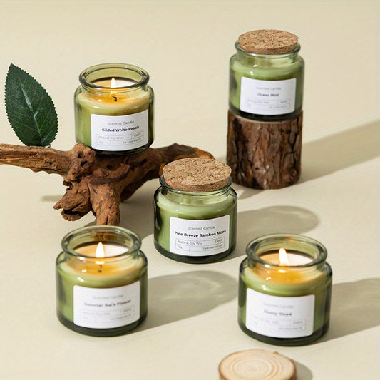 Scented Candle Soy Wax Glass Wedding Fragrance Candle Home Decor