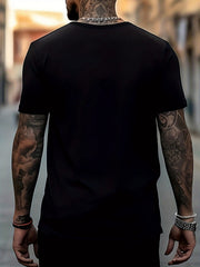 Colorful Pattern Print Men's Graphic Active T shirt