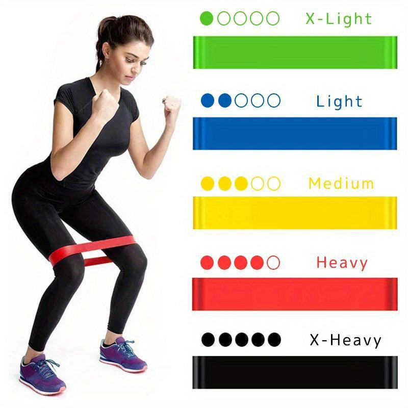 Portable Silicone Yoga Resistance Bands Fitness Ropes
