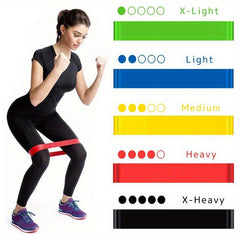 Portable Silicone Yoga Resistance Bands Fitness Ropes