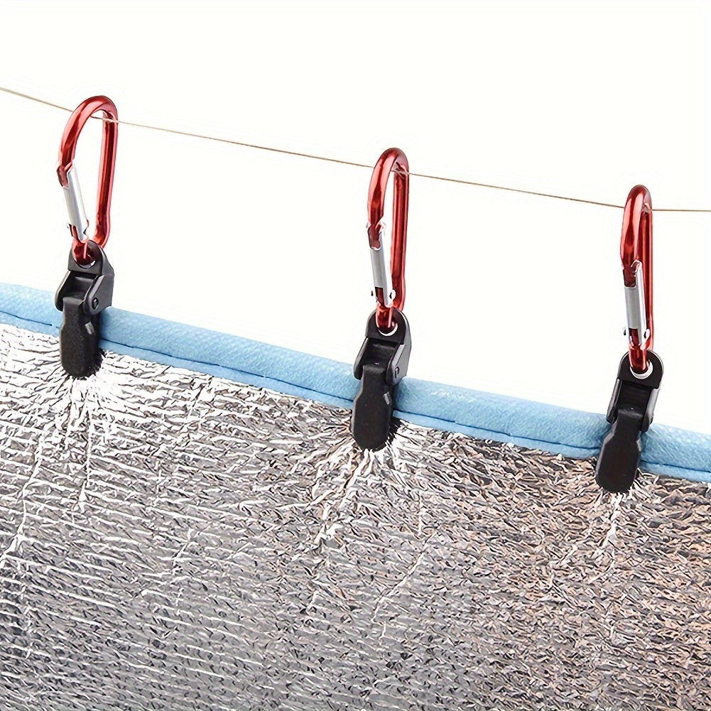 Aluminum Tent Clamps Hooks 40pcs Set for Camping