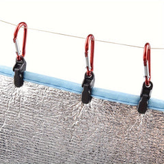 Aluminum Tent Clamps Hooks 40pcs Set for Camping