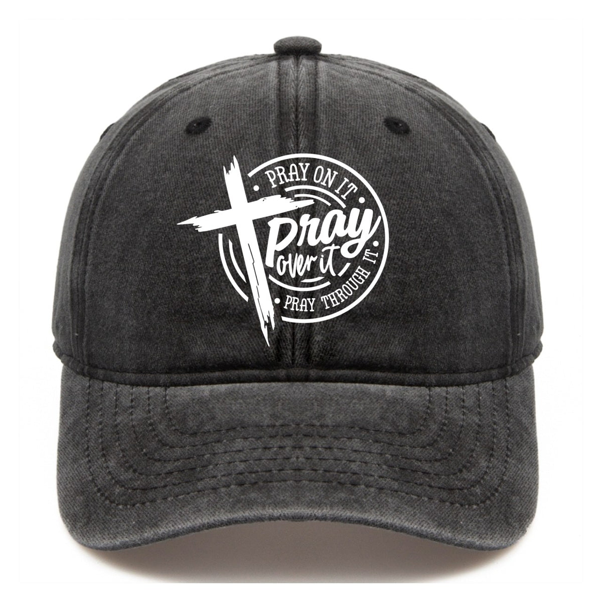 Adjustable Distressed Dad Hat For Fishing Mountaineering