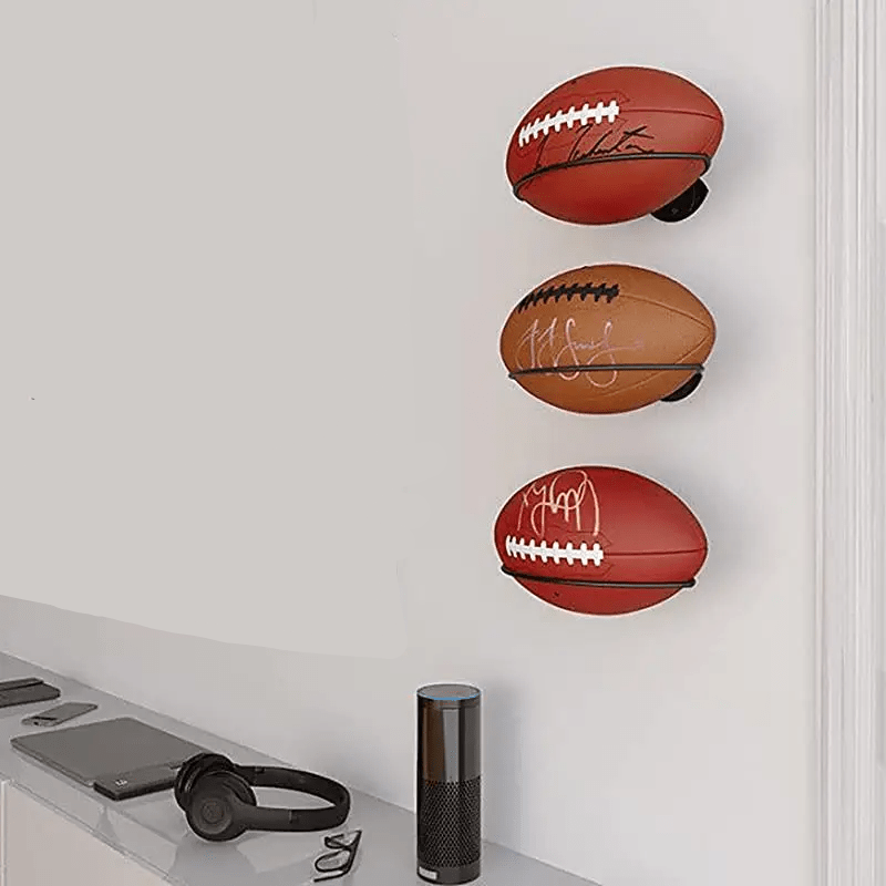 Rugby Display Rack Football Wall Rack for Living Room Bedroom