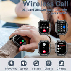 Women's Smart Watch Phone Music Call Compass IP68 Waterproof
