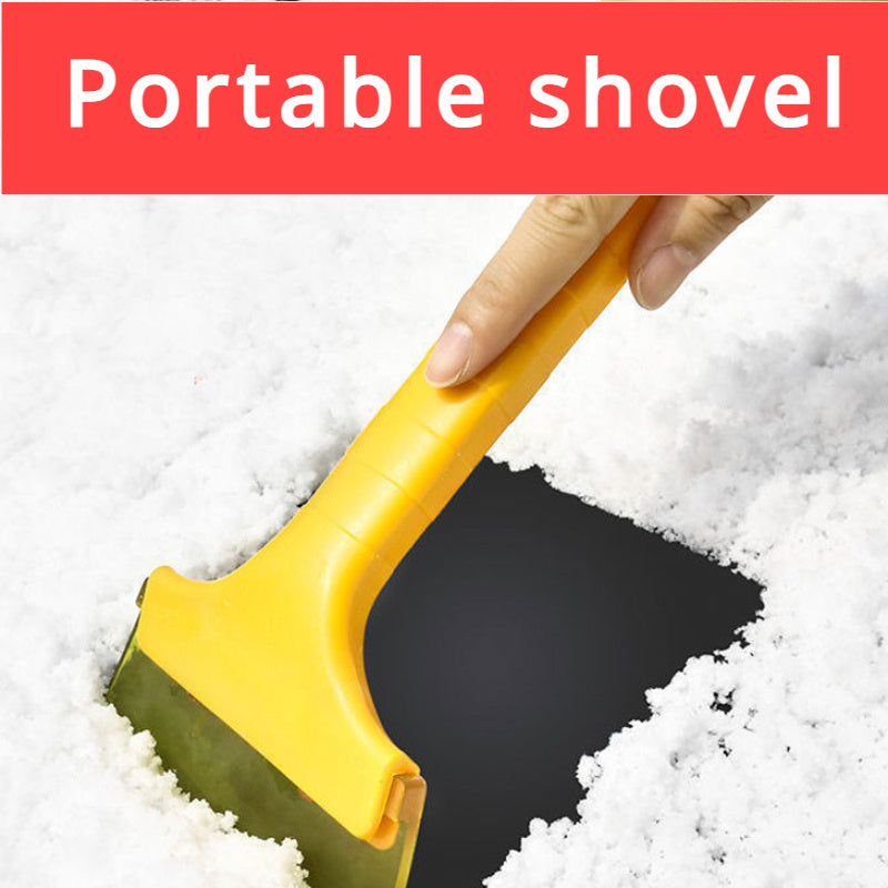 4pcs Car Snow Shovel & Scraper Portable Mini Snow Shovel for Winter