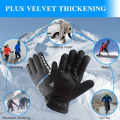 Winter Cycling Gloves Windproof Waterproof Outdoor Ski Motorcycle Riding