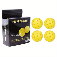 4pcs 40 Holes 74mm Colorful Pickleball High Elasticity