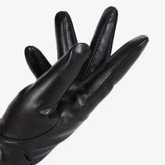 Windproof Outdoor Leather Gloves Men/Women Winter Thick Touch Screen Gloves