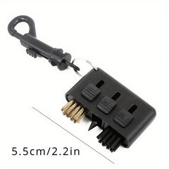 2pcs Golf Three Hole Brush Club Cleaning Tool
