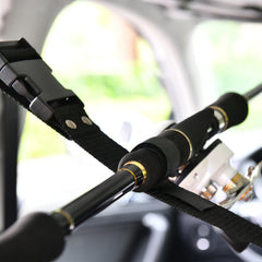 2pcs Car Mounted Storage Strap Fishing Rod Gear Holder