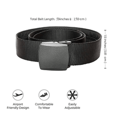 Sporty Tactical Belt with Automatic Buckle