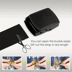 Sporty Tactical Belt with Automatic Buckle