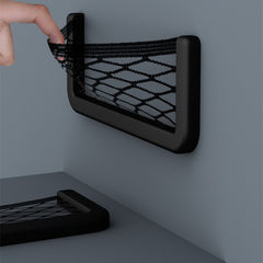 Car Storage Net Box Car Sticker Net Pocket Car Mobile Phone Holder Case