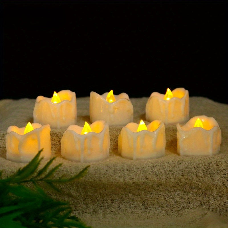 24pcs LED Tea Lights Candles for Weddings Birthdays Decor