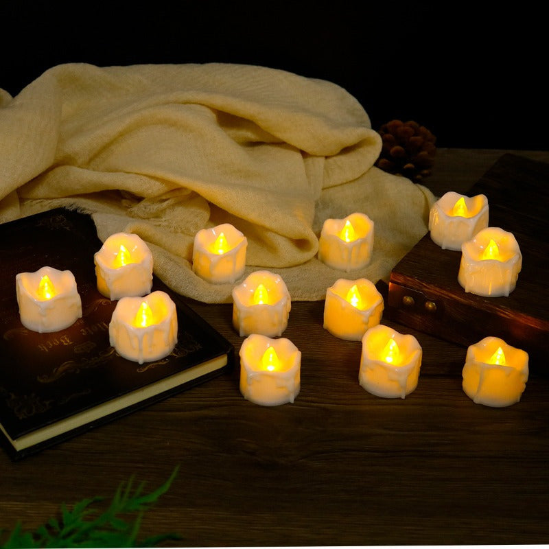 24pcs LED Tea Lights Candles for Weddings Birthdays Decor