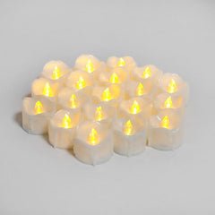 24pcs LED Tea Lights Candles for Weddings Birthdays Decor