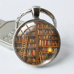 1pc Library Keychain Toy Christmas Halloween Gift For Boys Girls Birthday Gift