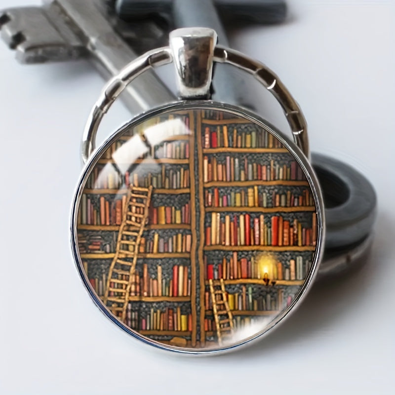 1pc Library Keychain Toy Christmas Halloween Gift For Boys Girls Birthday Gift