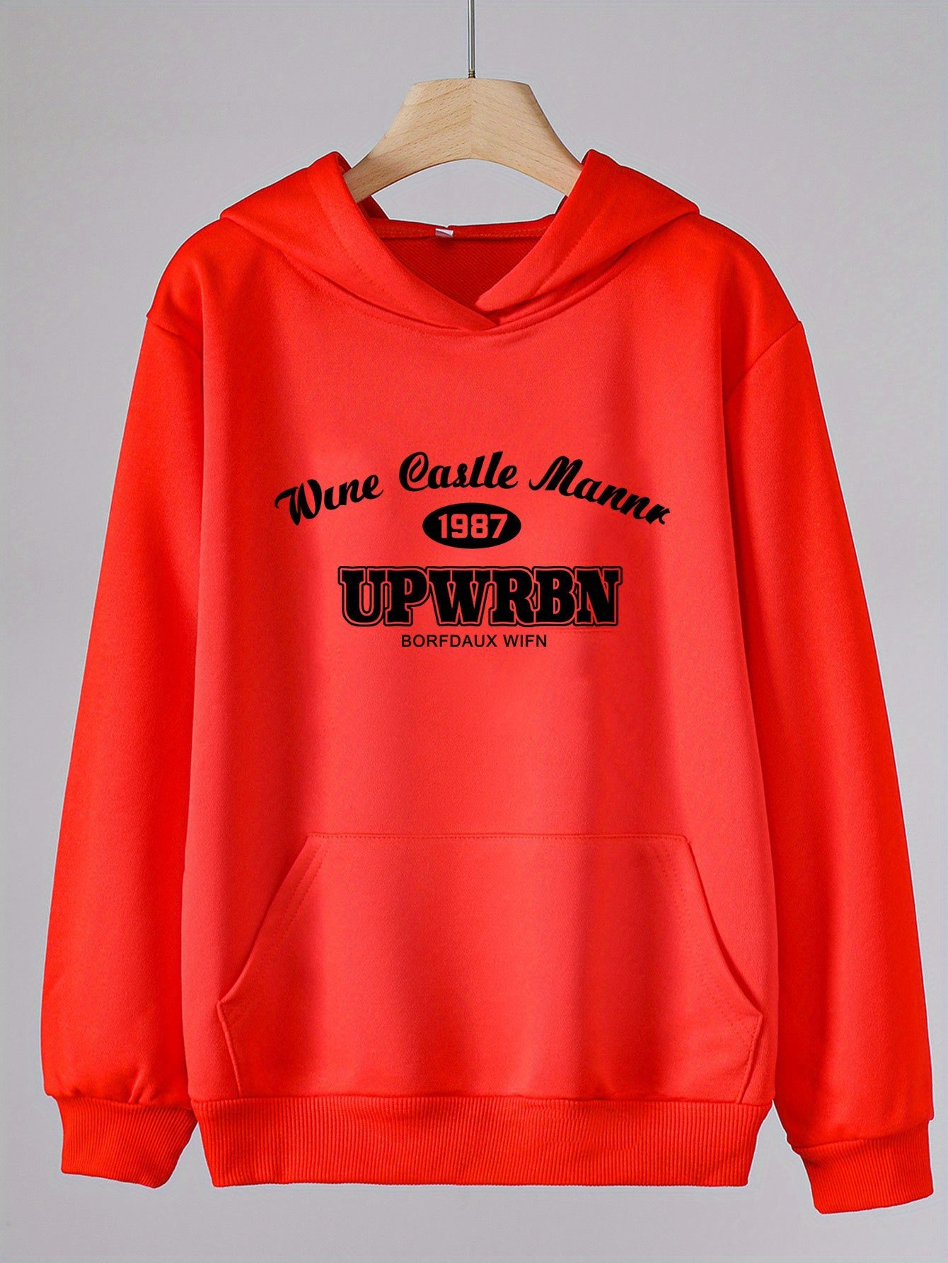 Girls UPWRBN Graphic Long Sleeve Hooded Sweatshirt Top Pullover