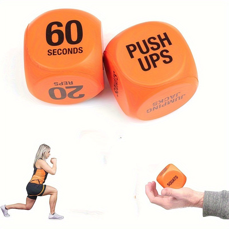 4pcs Fitness Dice Fun Workout Device Fitness Decision Dice