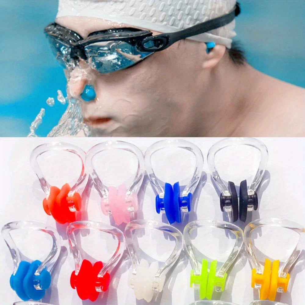 Adults Swimming Kit: Cap, Nose Clip, Ear Plugs