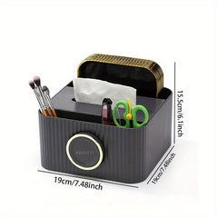 Multifunctional Tissue Box Remote Control Key Storage Box