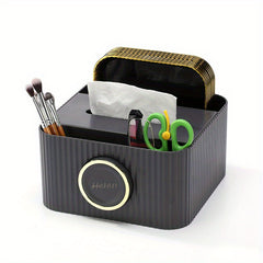 Multifunctional Tissue Box Remote Control Key Storage Box