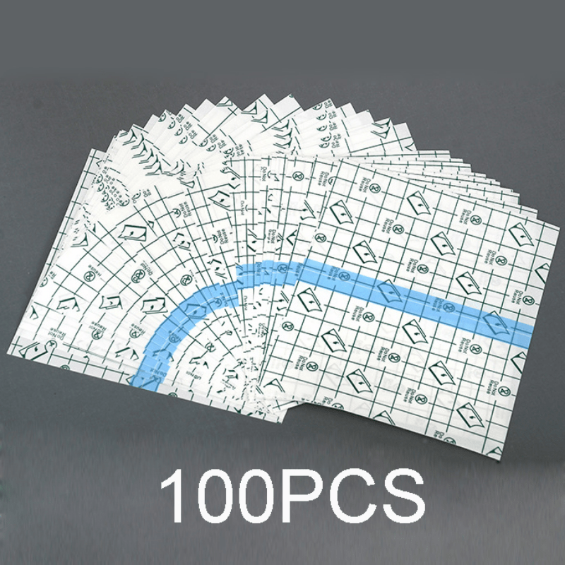 100pcs Waterproof Transparent PU Film Tape for Outdoor Repair