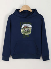 Farm Print Hooded Sweatshirt for Kids