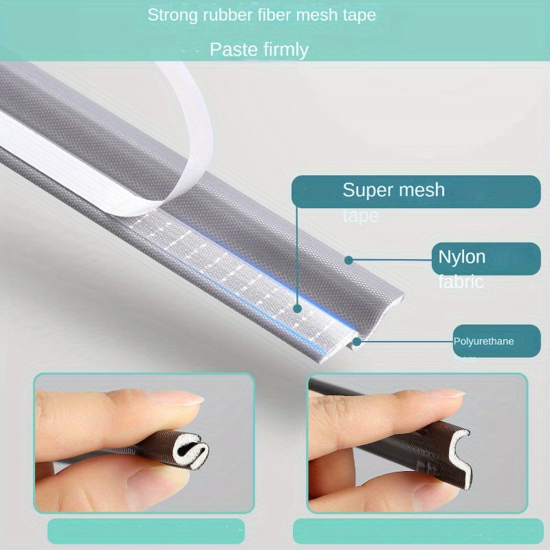 200cm Sliding Window Sealing Strip Plastic Steel Aluminum Alloy Windshield