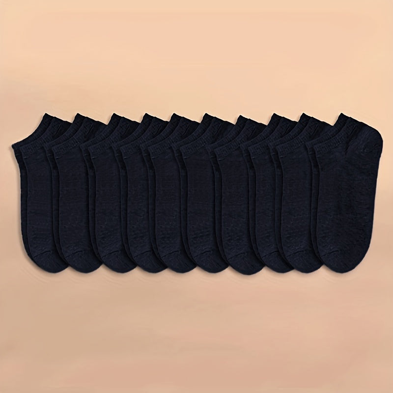 10 20 40 Pairs Unisex Style Socks Soft & Lightweight Ankle Socks