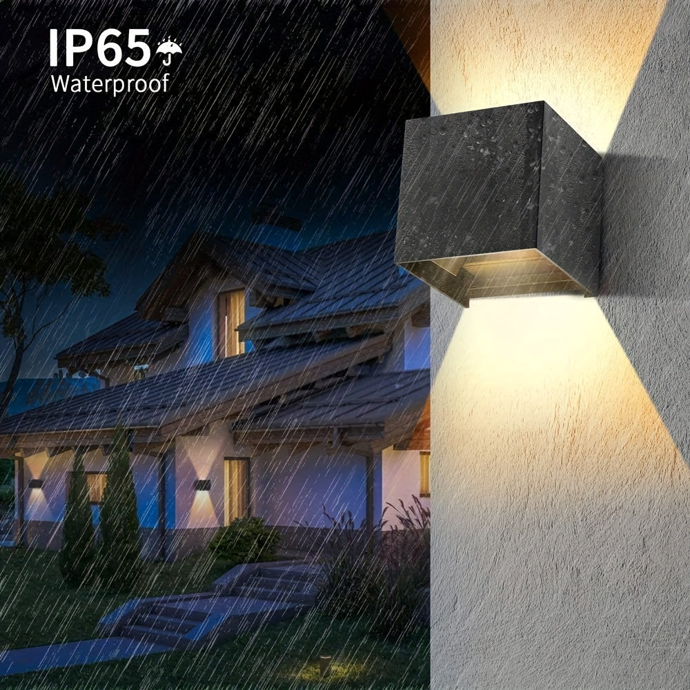 SUNMEIYI 12W LED Wall Light Outdoor Waterproof IP65 Porch Garden Wall Lamp
