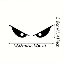 Reflective Evil Eyes Halloween Stickers for Moto Helmets & Car Rearview Mirrors