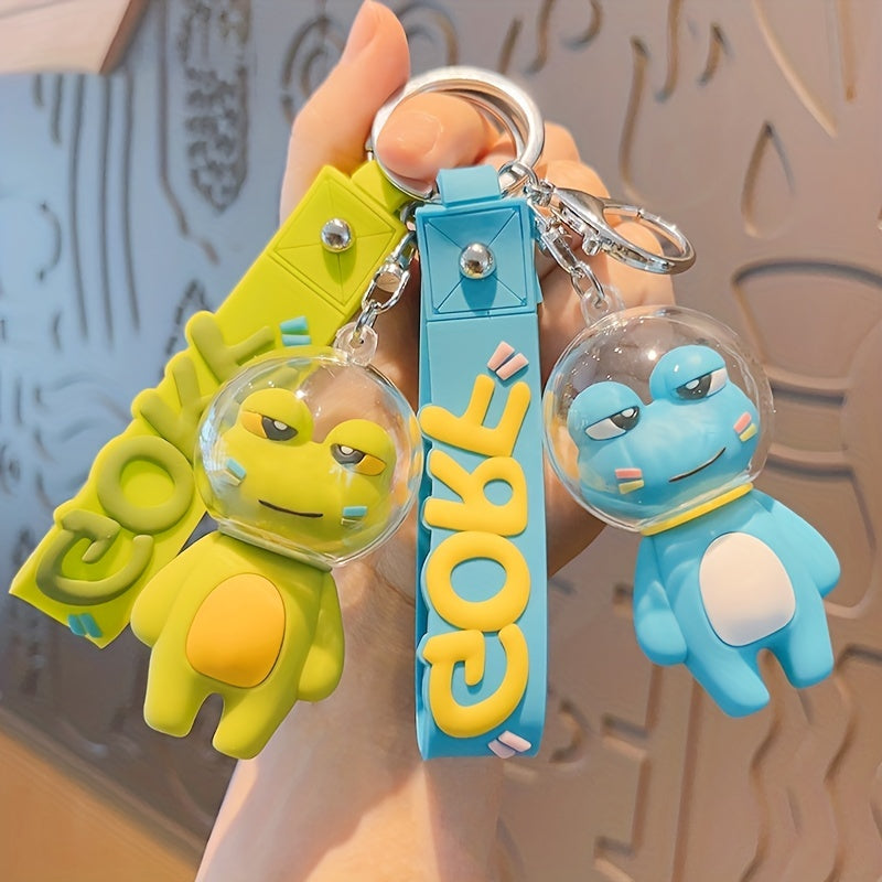 Space Frog Keychain For Men Couple Bag Pendant