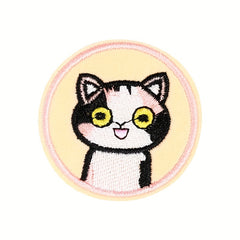 Cute Cats & Lions Embroidery Stickers for Decoration