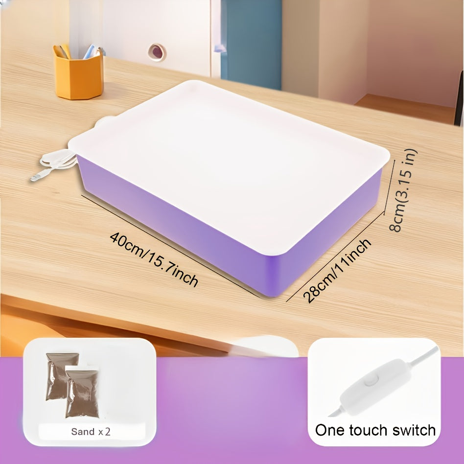 DIY Sand Painting Light Table Kit USB Powered No Batteries Needed