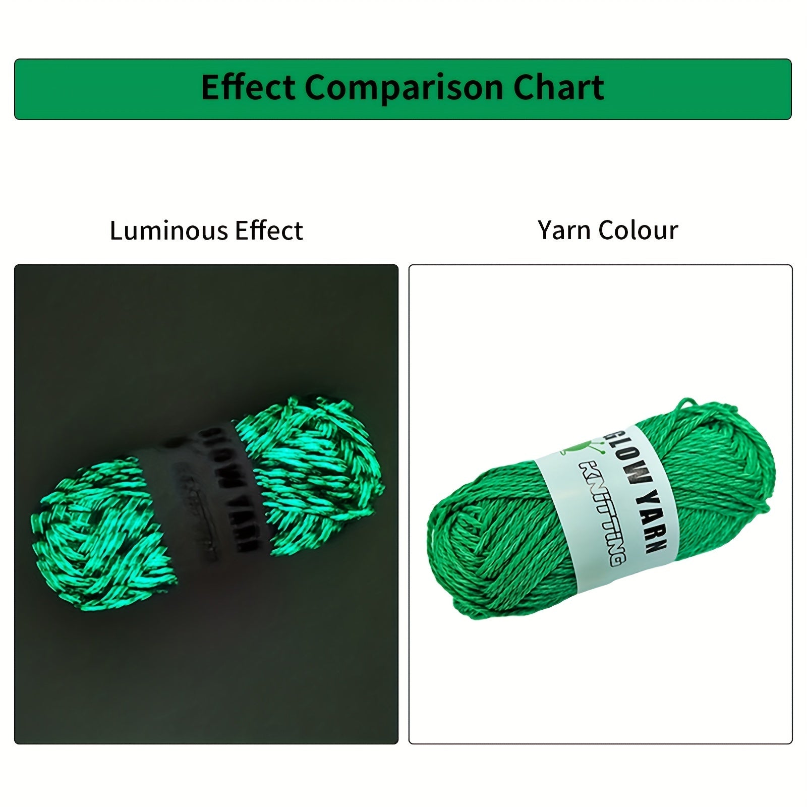 Glow In The Dark Yarn Orange Polyester Yarn For DIY Knitting Crocheting 50m