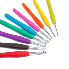 9-11pcs Crochet Hooks Set Tool Needle Knitting Rod Crochet Sewing Supplies