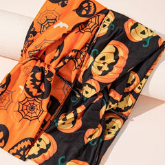 Pumpkin Ghost Pattern Headband Halloween Hairband