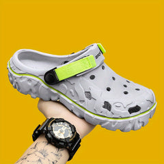 Men's Water Shoes Clogs Slip on Closed Toe Sandals Soft Sole Walking Shoes
