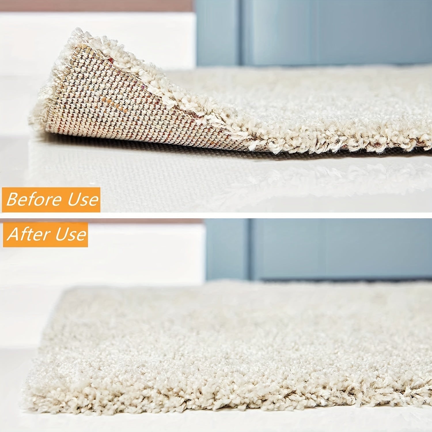 8pcs Rug Pad Gripper Non Slip Rug Pads Washable Area Rug Pad