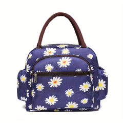 Cartoon Pattern Satchel Bag Zipper Lunch Bag for Work