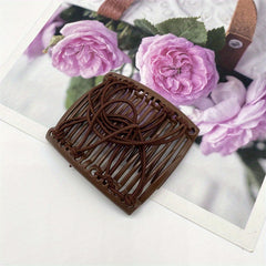 Knotted Hair Comb For Women with Hair Elastic