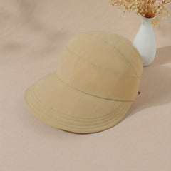Ponytail Quick Dry Visor Hat Solid Sun Lightweight Baseball Cap